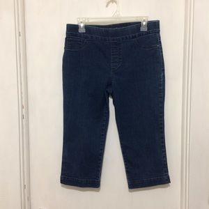 Gloria Vanderbilt 10P stretch denim capri pants